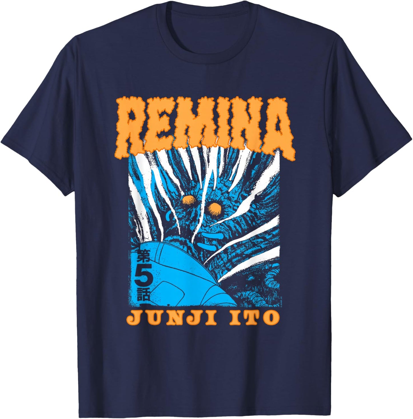 Junji Ito Remina Dead Astronaut T-Shirt - T-Shirt | Navy