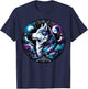 Wolf Celestial Dream Night Howling Moon Funny Wolves Lover T-Shirt - T-Shirt | Navy