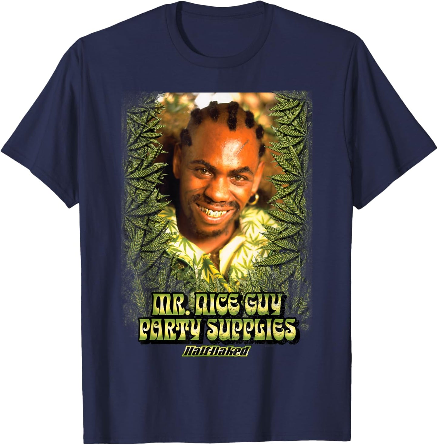 Half Baked Mr. Nice Guy Party Supplies T-Shirt - T-Shirt | Navy