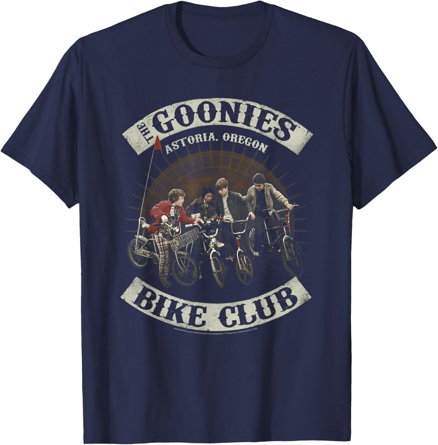 The Goonies Bike Club T-Shirt - T-Shirt | Navy