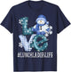 Lunch Ladies Love Snowman Xmas Funny Winter Season Christmas T-Shirt - T-Shirt | Navy