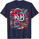 R&B Music Lover T-Shirt - T-Shirt | Navy