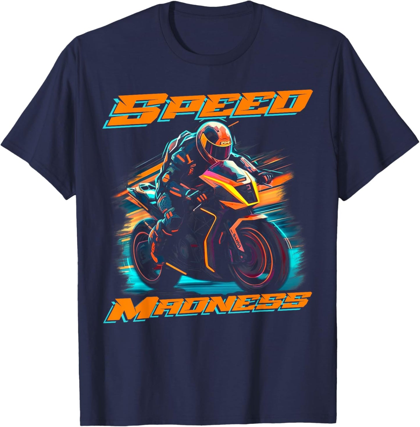 Racing Motorbike T-Shirt - T-Shirt | Navy