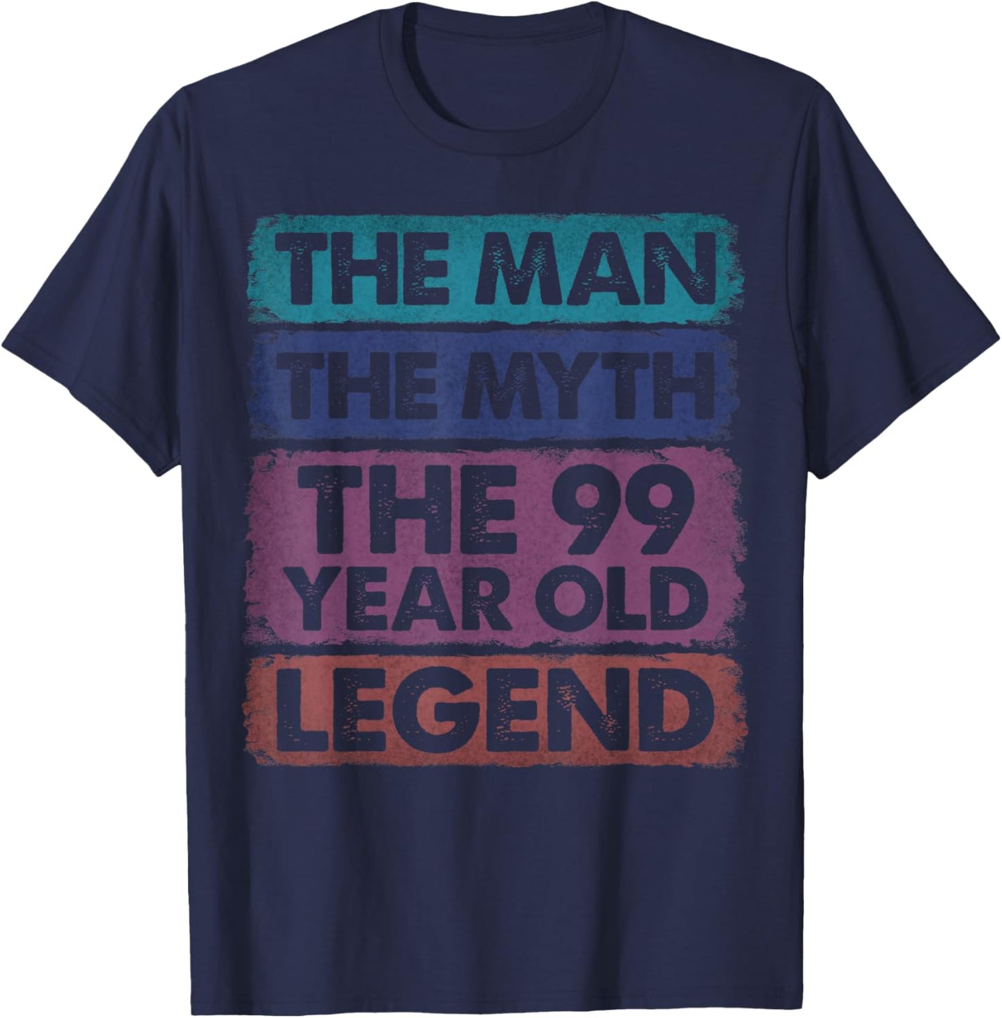 99th Birthday 99 Year Old Gifts Legend Limited Edition T-Shirt - T-Shirt | Navy