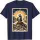 The Emperor Tarot Card Mystic Raccoon T-Shirt - T-Shirt | Navy