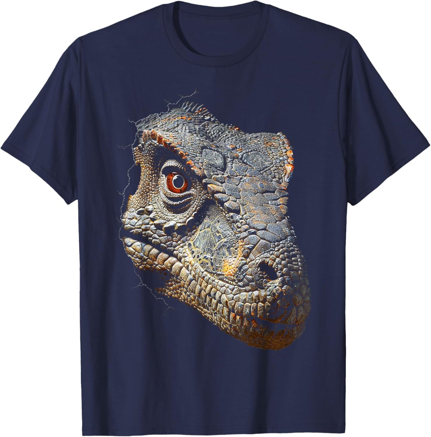 Iguanodon Dinosaur Graphic Art Iguanodon T-Shirt - T-Shirt | Navy