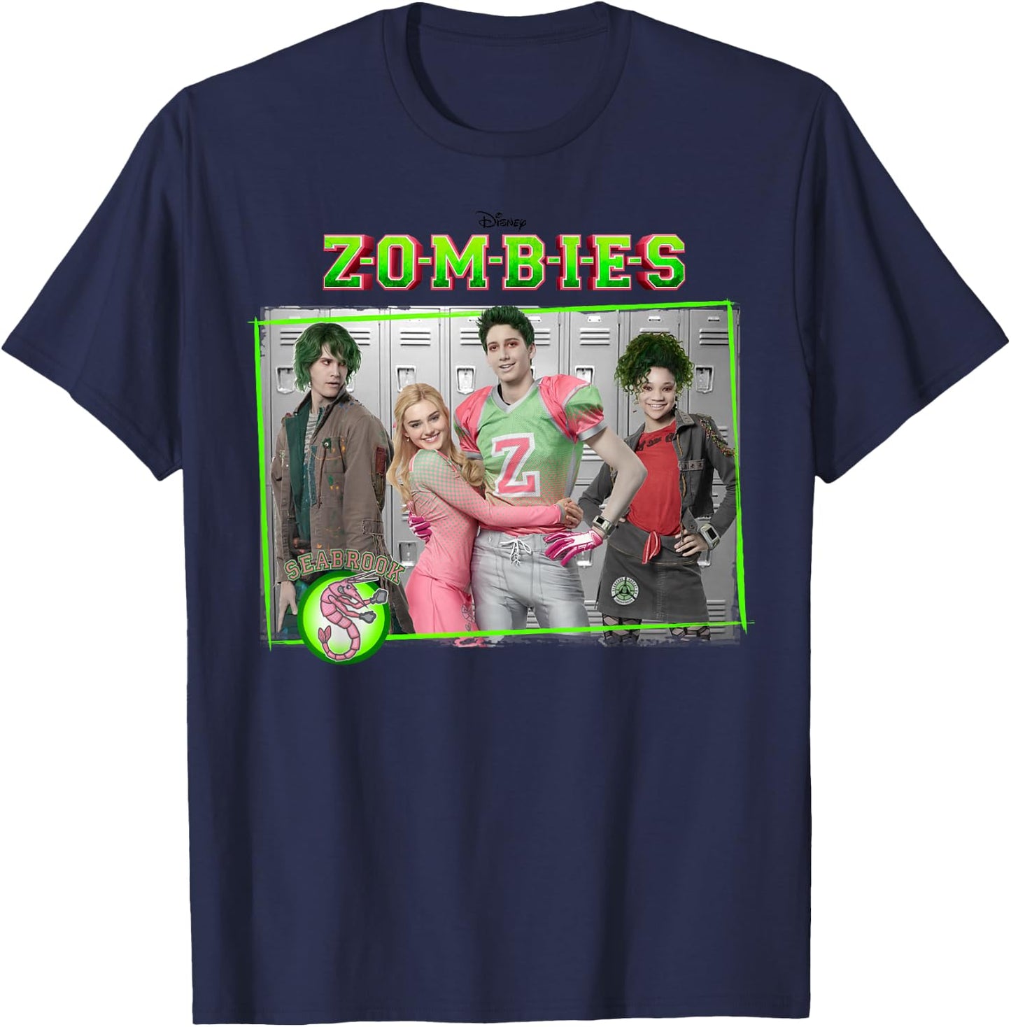 Zombies - Zed and Addison T-Shirt - T-Shirt | Navy