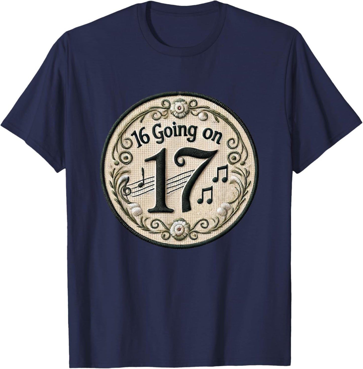 16 Going On 17 Birthday Theatre Sound Of Music Musical T-Shirt - T-Shirt | Navy