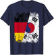 SÜDKOREA DEUTSCHLAND Flagge | Damen Herren Kinder | Südkorea T-Shirt - T-Shirt | Navy