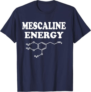 Funny Psychedelic Peyote Rave Party Mescaline T Shirt LSS T-Shirt - T-Shirt | Navy