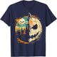Pumpkin Costume Halloween Graphic Art Pumpkin T-Shirt - T-Shirt | Navy