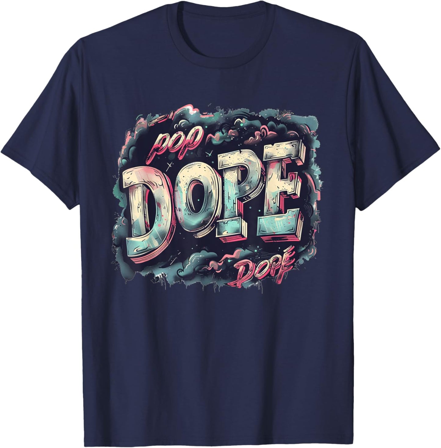 Cool dope graphic costume T-Shirt - T-Shirt | Navy