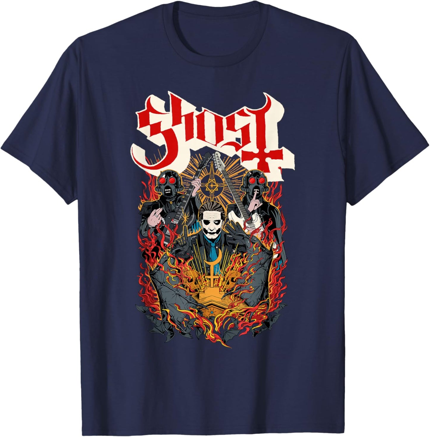 Ghost – Secret Of The Muse T-Shirt - T-Shirt | Navy