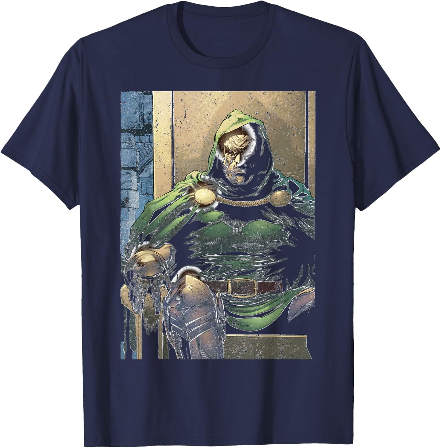 Marvel Doctor Doom Iron Man: Legacy #1 T-Shirt - T-Shirt | Navy