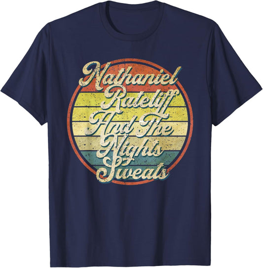 Vintage Vibes NathanielRate Retro T-Shirt - T-Shirt | Navy