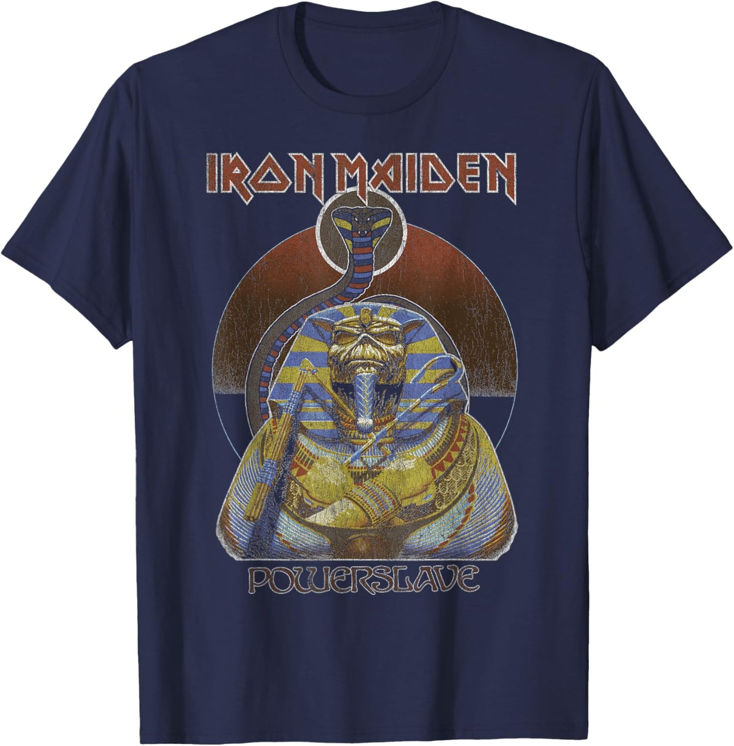 Iron Maiden - Sarcophagus Muted T-Shirt - T-Shirt | Navy