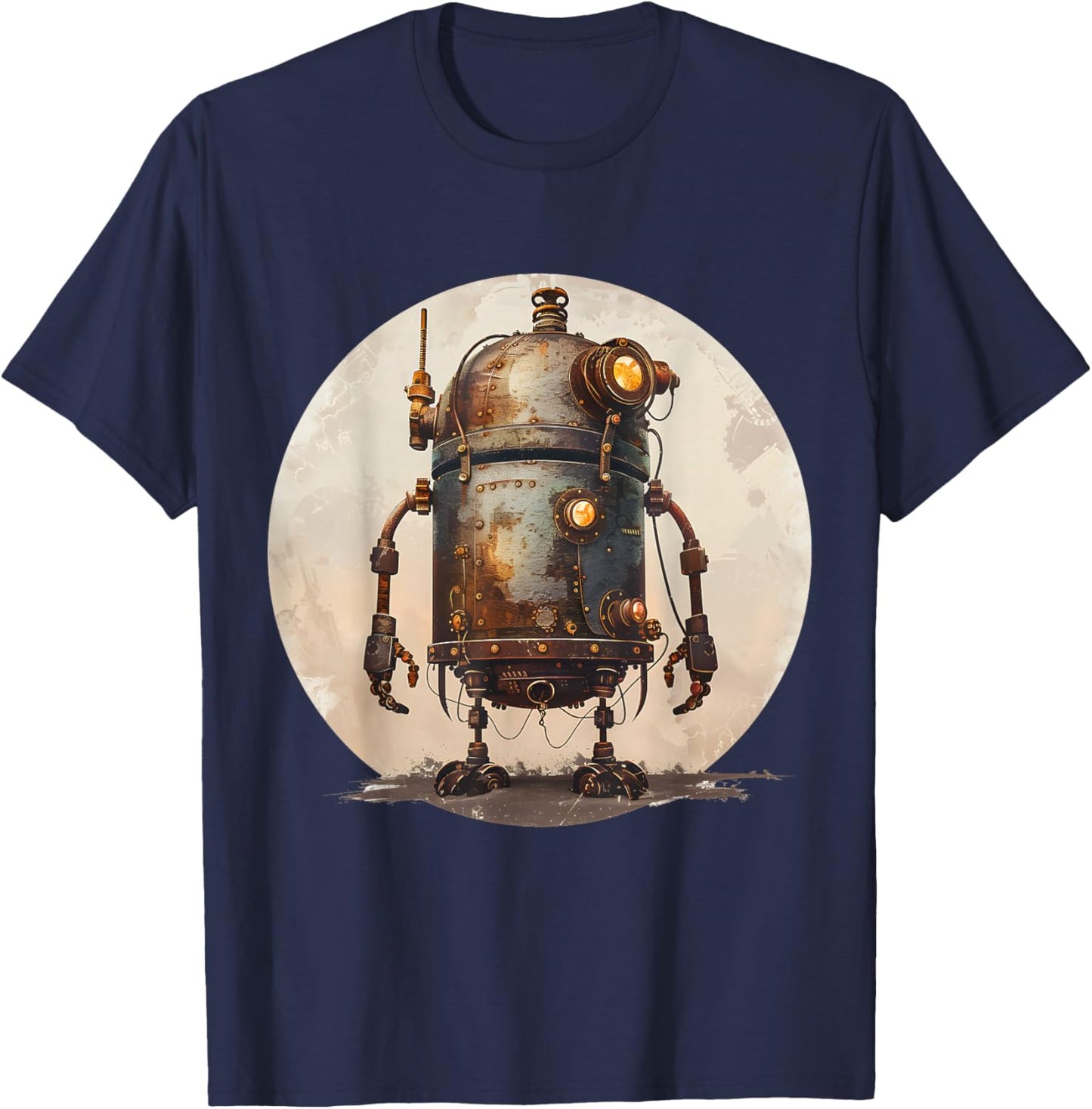 Technology Robotics Design , Small, Black T-Shirt - T-Shirt | Navy