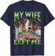 MildlyPerturbed -Adults Fishing Humorous Meme - Black, Small T-Shirt - T-Shirt | Navy