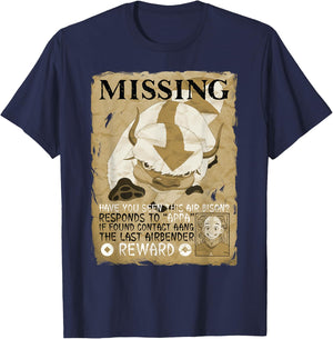Missing Bison Poster Appa T-Shirt - T-Shirt | Navy