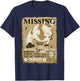 Missing Bison Poster Appa T-Shirt - T-Shirt | Navy