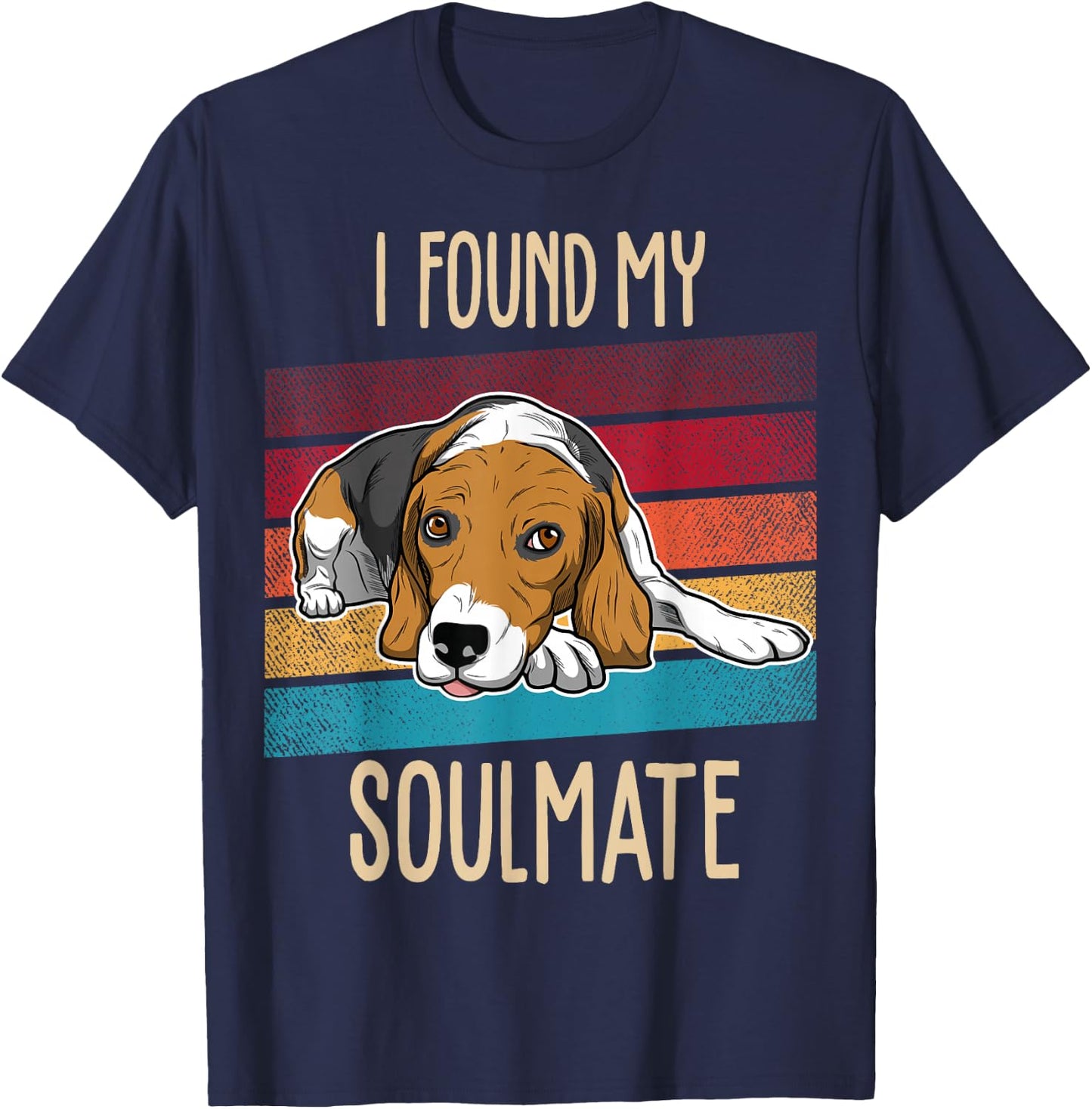 Beagle Dog T-Shirt - T-Shirt | Navy