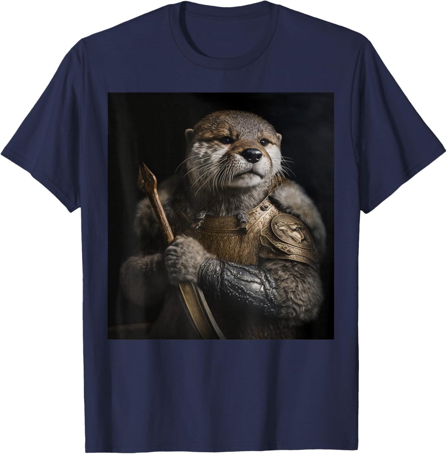 Sea Otter Lover Funny Design T-Shirt - T-Shirt | Navy