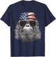 Bigfoot 4th of July American USA Flag Patriotic Kids T-Shirt - T-Shirt | Navy