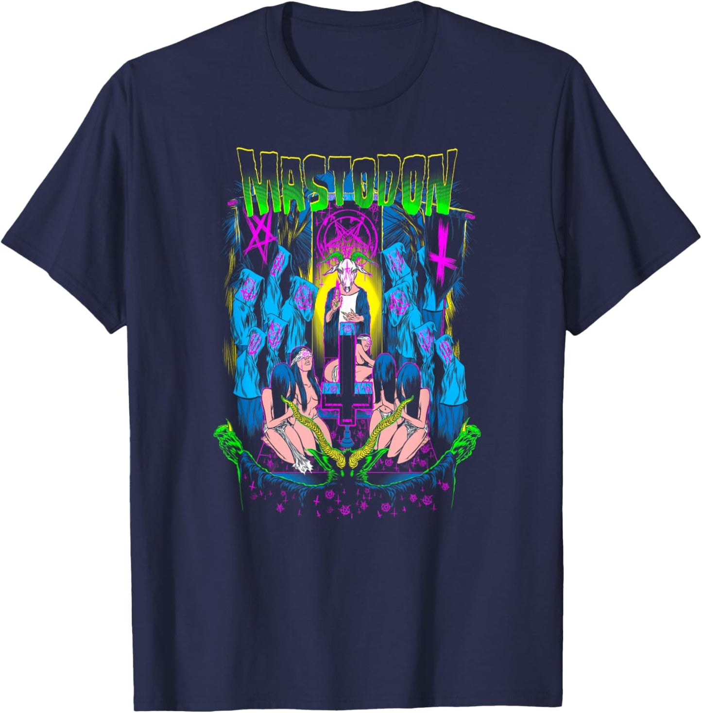 Mastodon Unholy Ceremony T-Shirt - T-Shirt | Navy