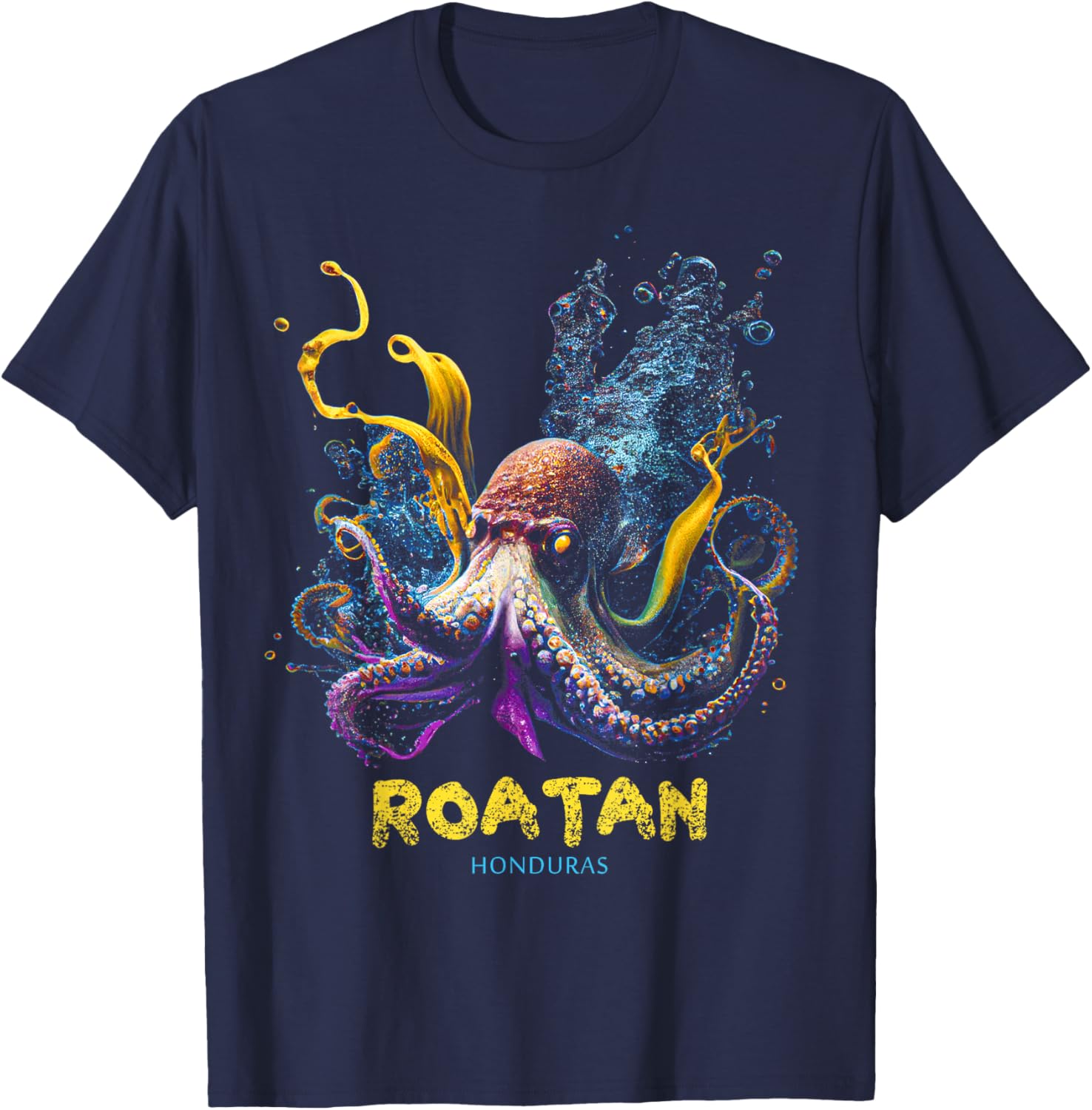 Roatan Honduras T-Shirt - T-Shirt | Navy