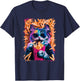 Funny Cat French Fries Humorous Potato Food Lovers Women Kids T-Shirt - T-Shirt | Navy