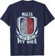 Malta Maltese DNA T-Shirt - T-Shirt | Navy