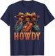 African Melanin Cowgirl Rodeo Western Black History Month T-Shirt - T-Shirt | Navy