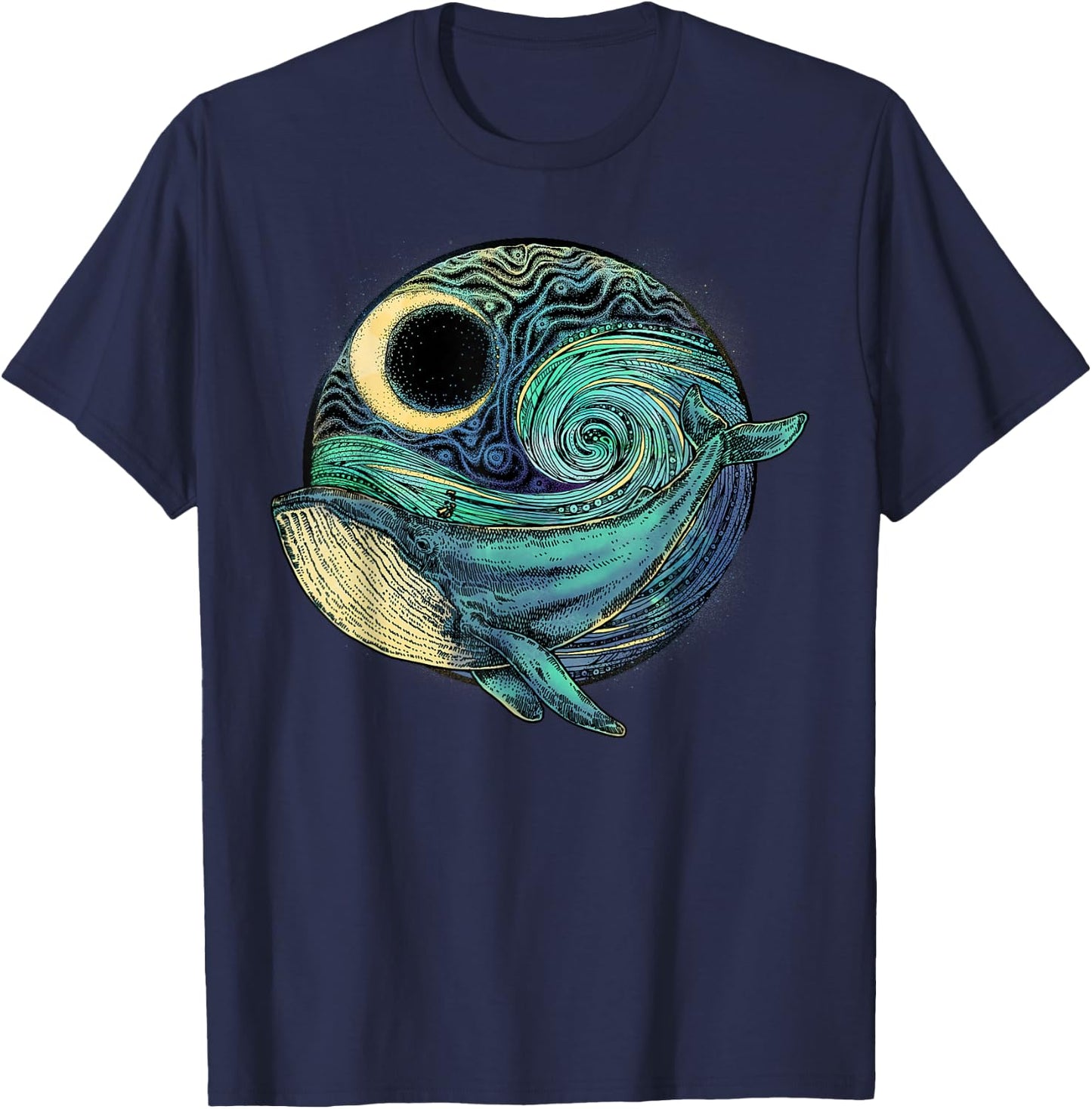 environmentalism, Humpback Whale, for conservation T-Shirt - T-Shirt | Navy