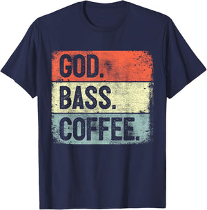 Christian Bassist Jesus Bass Worship Bass Player T-Shirt - T-Shirt | Navy