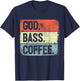 Christian Bassist Jesus Bass Worship Bass Player T-Shirt - T-Shirt | Navy
