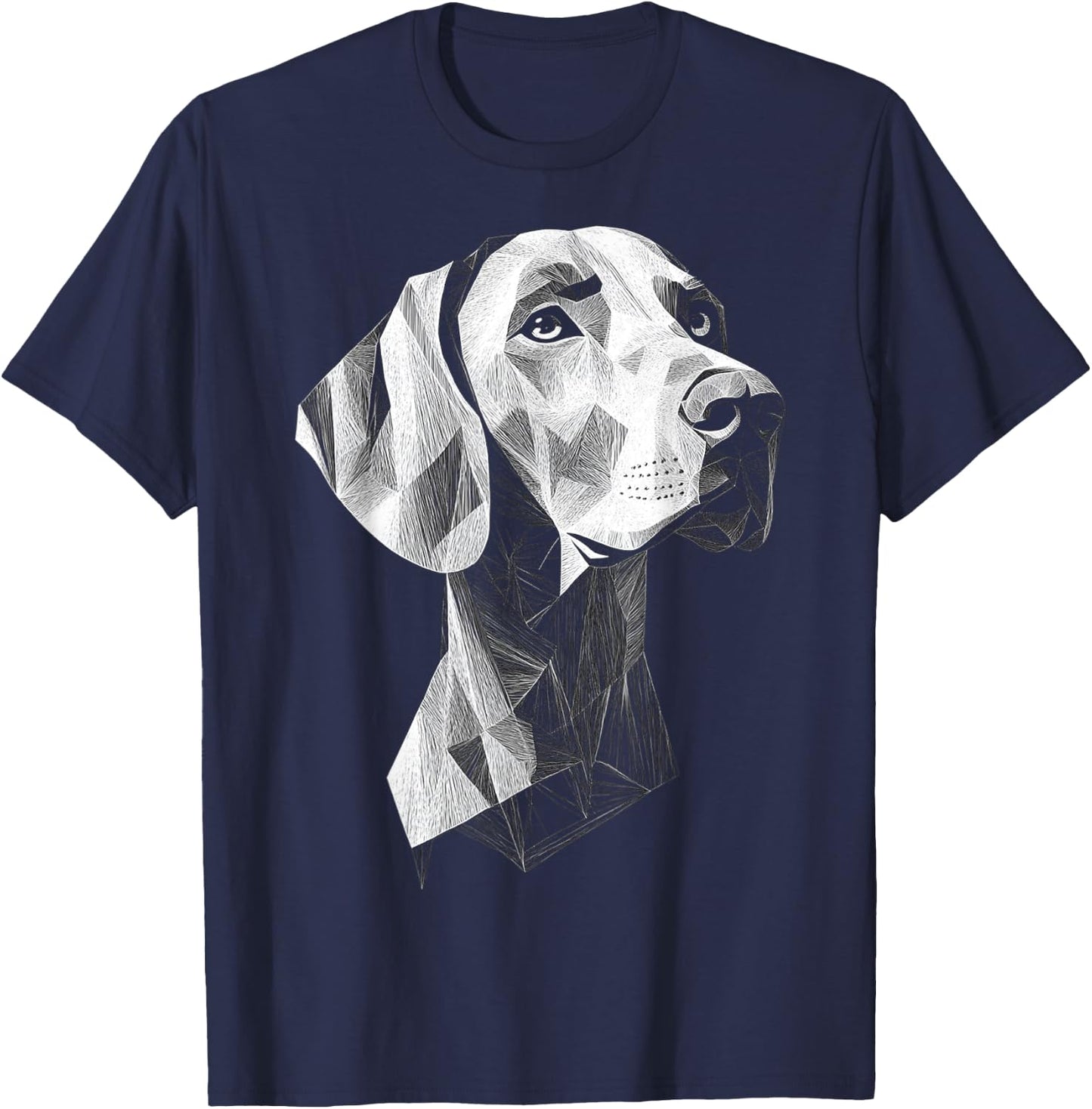 Weimaraner Dog Motif Pet Art Weimaraner Women Kids T-Shirt - T-Shirt | Navy