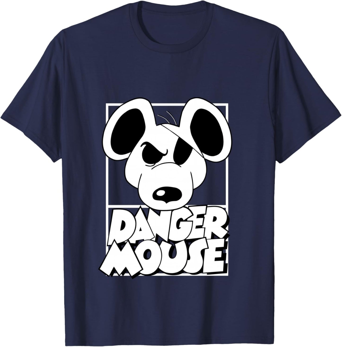 Danger Mouse Eye Patch T-Shirt - T-Shirt | Navy