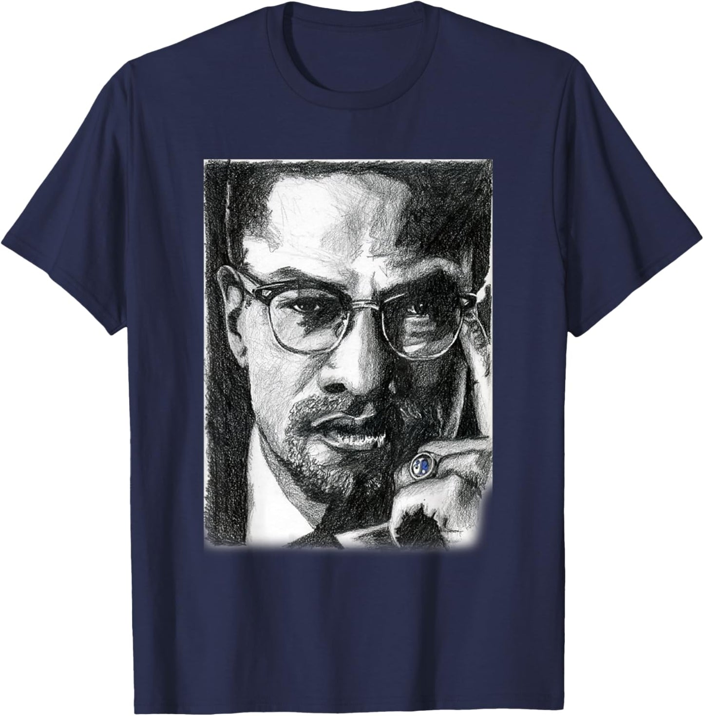 Brother Malcolm T-Shirt - T-Shirt | Navy