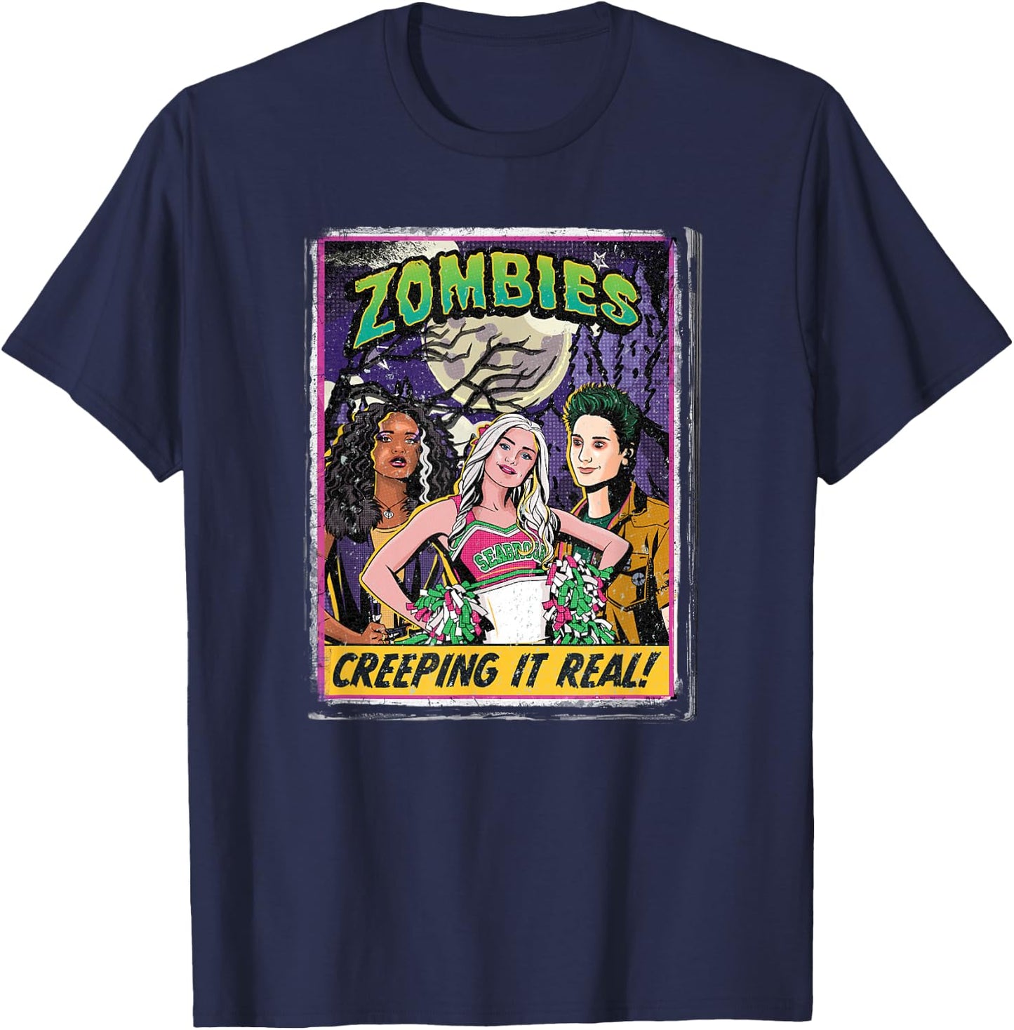 Disney Zombies 3 Zed Zombody Special T-Shirt - T-Shirt | Navy