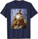 Dark Fantasy Feline Sorcerer Wizard Cat Women T-Shirt - T-Shirt | Navy