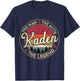 Kaden The Man The Myth The Legend Personalized Name T-Shirt - T-Shirt | Navy