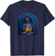 Buddha Statue Yoga Buddhist Zen Buddhism Meditation T-Shirt - T-Shirt | Navy