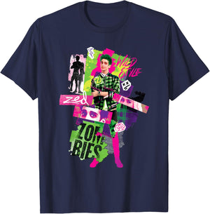 Disney Channel Zombies 3 Zed Wild Style Z-O-M-B-I-E-S 3 T-Shirt - T-Shirt | Navy