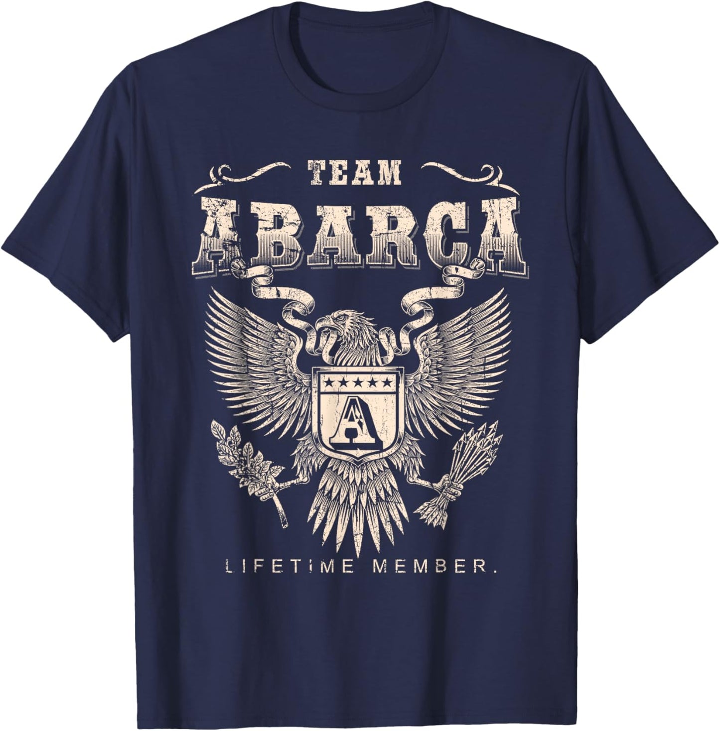 Team ABARCA Lifetime Member - ABARCA Last Name T-Shirt - T-Shirt | Navy