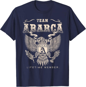 Team ABARCA Lifetime Member - ABARCA Last Name T-Shirt - T-Shirt | Navy