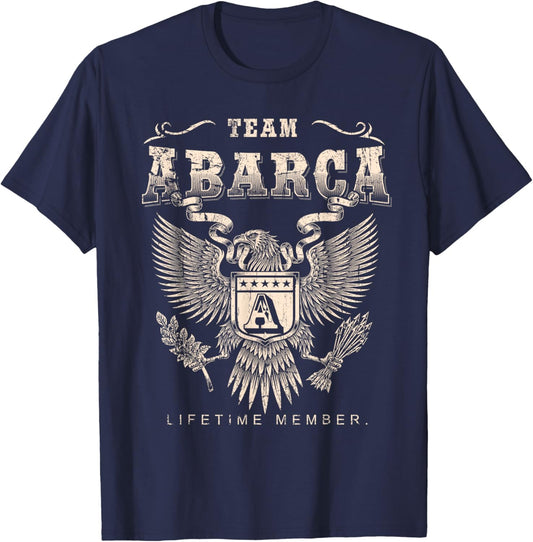 Team ABARCA Lifetime Member - ABARCA Last Name T-Shirt - T-Shirt | Navy