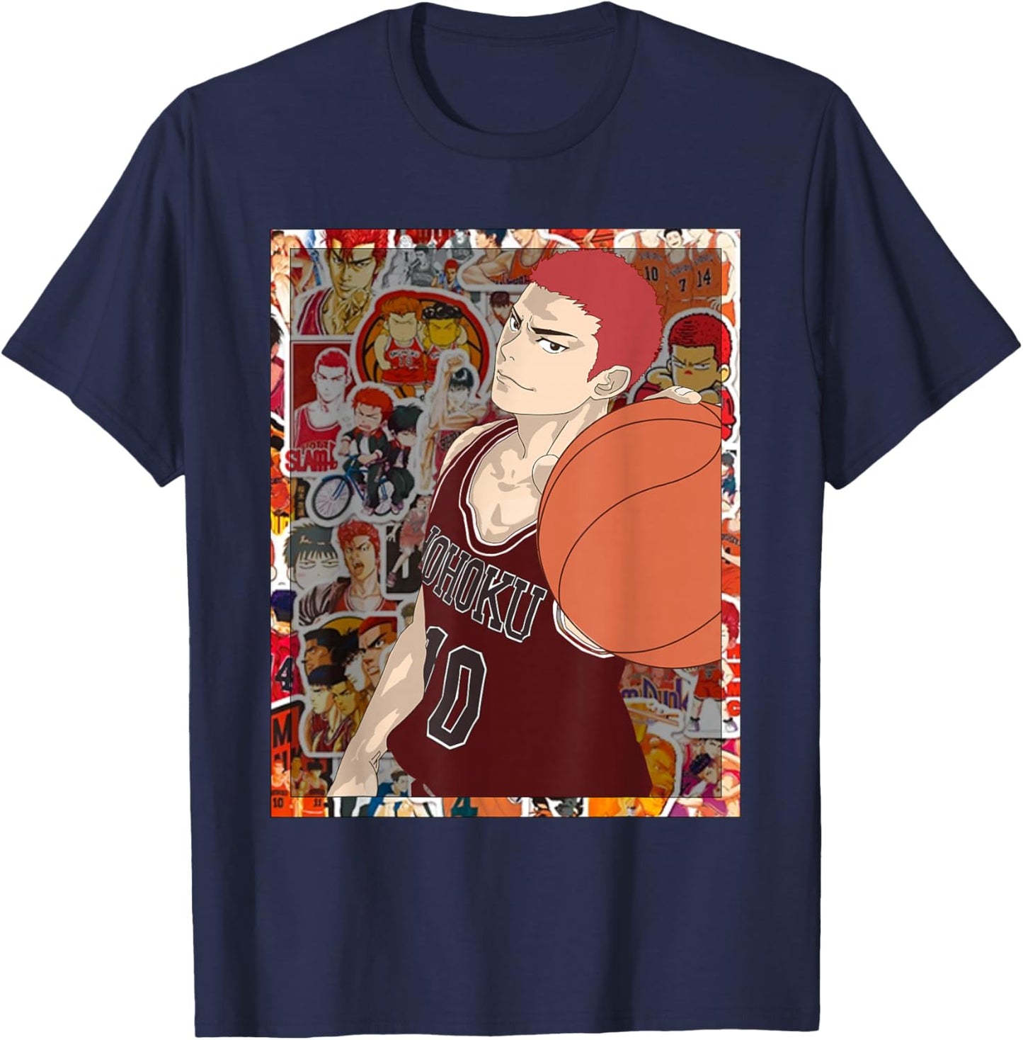 Hanamichi Sakuragi T-Shirt - T-Shirt | Navy