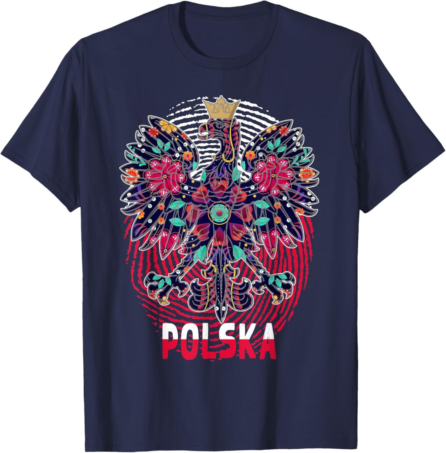 Polish Flag Outfit Ideas For Kids & Poland Polska Eagle T-Shirt - T-Shirt | Navy