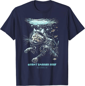 Great Barrier Reef Australia T-Shirt - T-Shirt | Navy