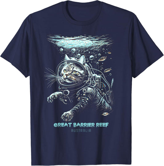 Great Barrier Reef Australia T-Shirt - T-Shirt | Navy